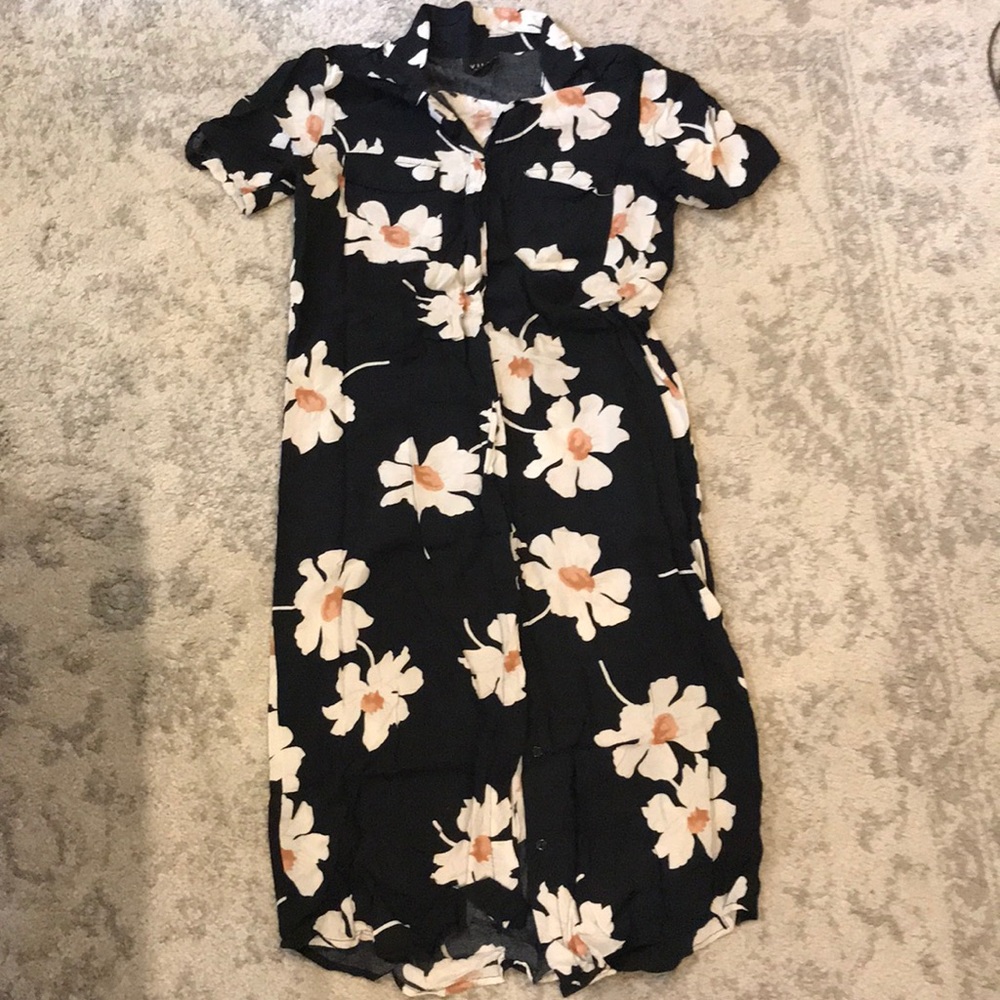 Midi button up dress